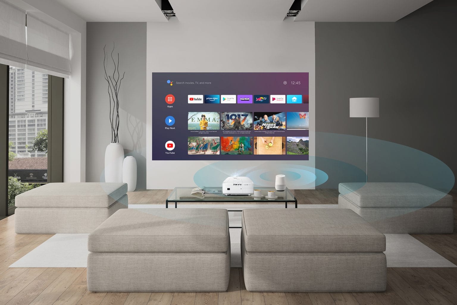 Epson EH-TW6250 Projector Big Screen