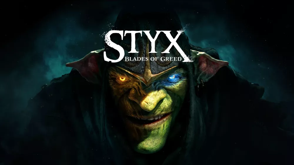 Styx Blades Of Greed - סטיקס הגובלין דואה מעל העיר בעזרת דאון מכני, מבט עילי על מבני העיר הצפופים