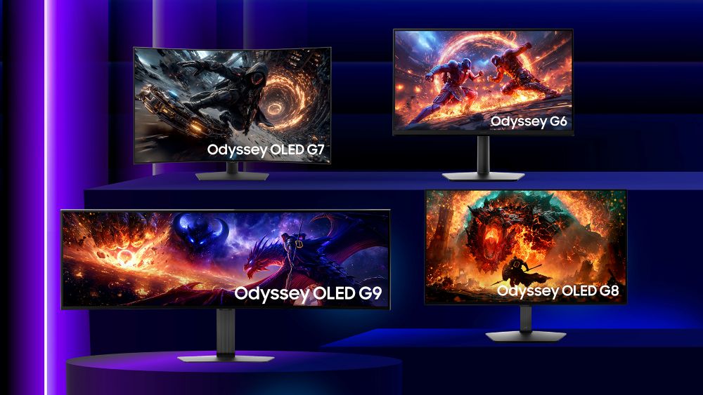 Samsung Odyssey G60H - ליין מסכי גיימינג מסדרת סמסונג אודיסי הכולל את דגמי G6, OLED G7, OLED G8 ו-OLED G9